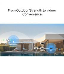 Mercusys Маршрутизатор MB118-4G N300, 4G/LTE, 1xFE LAN, outdoor