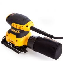 DeWALT Шліфмашина вібраційна DeWalt 230Вт 14000об/хв 108х115мм амплітуда 1.6мм 1.28кг