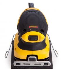 DeWALT Шліфмашина вібраційна DeWalt 230Вт 14000об/хв 108х115мм амплітуда 1.6мм 1.28кг