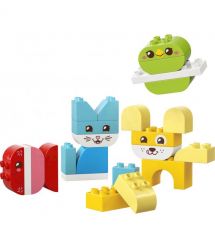 LEGO Конструктор LEGO DUPLO My First Чарівні творчі домашні улюбленці 3 в 1