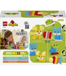 LEGO Конструктор LEGO DUPLO My First Чарівні творчі домашні улюбленці 3 в 1