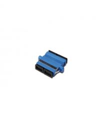 Digitus DIGITUS FO coupler, duplex, SC to SC, SM, OS2, color blue ceramic sleeve, polymer housing, incl. screws