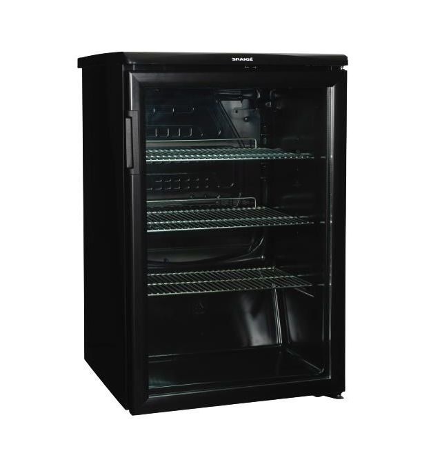 SNAIGE Холодильная витрина, 85x56х60, 130л, полок - 3, зон - 1, бут-62, 1дв., ST, черный