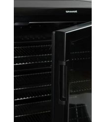 SNAIGE Холодильная витрина, 85x56х60, 130л, полок - 3, зон - 1, бут-62, 1дв., ST, черный