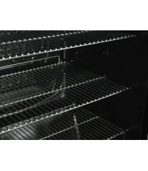 SNAIGE Холодильная витрина, 85x56х60, 130л, полок - 3, зон - 1, бут-62, 1дв., ST, черный