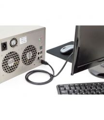 Digitus HDMI Premium High Speed Connection Cable, Type A M/M, 2.0m, w/Ethernet, Ultra HD, 4K@60Hz, gold, bl