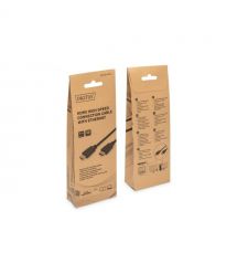 Digitus HDMI Premium High Speed Connection Cable, Type A M/M, 2.0m, w/Ethernet, Ultra HD, 4K@60Hz, gold, bl