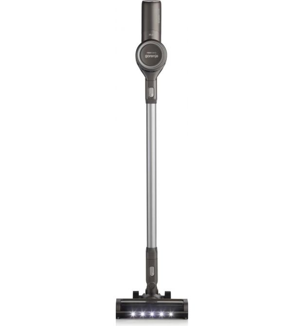 Gorenje Пылесос беспроводный, 95Вт, конт пыль -0.5л, автон. раб. до 60мин, HEPA, 2 в 1, подсветка, индикатор, антрацит