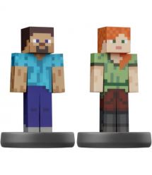 Nintendo Фигурка Amiibo Minecraft Steve and Alex