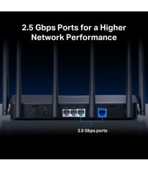 Mercusys Маршрутизатор MR37BE BE6500, 2xGE LAN, 1x2.5GE LAN, 1x2.5GE WAN, MESH