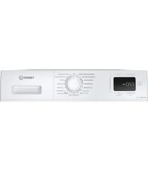 Indesit Стиральная машина фронтальная, 8кг, 1200, A+++, 54.6см, дисплей, пар, инвертор, люк черный, белый