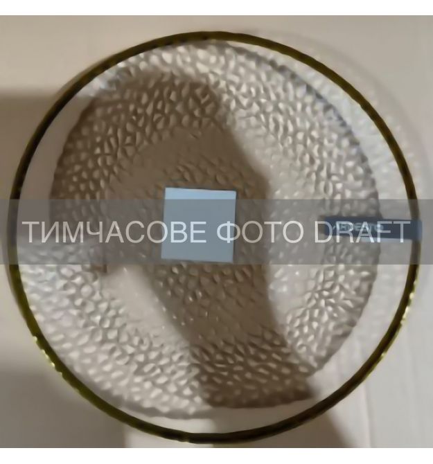 ARDESTO Тарілка Ardesto Dew 27см, скло, прозорий