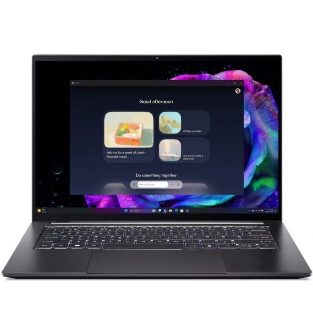 Acer Ноутбук Acer Swift X 14 SFX14-61G 14.5" 2.8K OLED, AMD R7-350, 32GB, F1TB, NVD5050-8, Win11, сірий