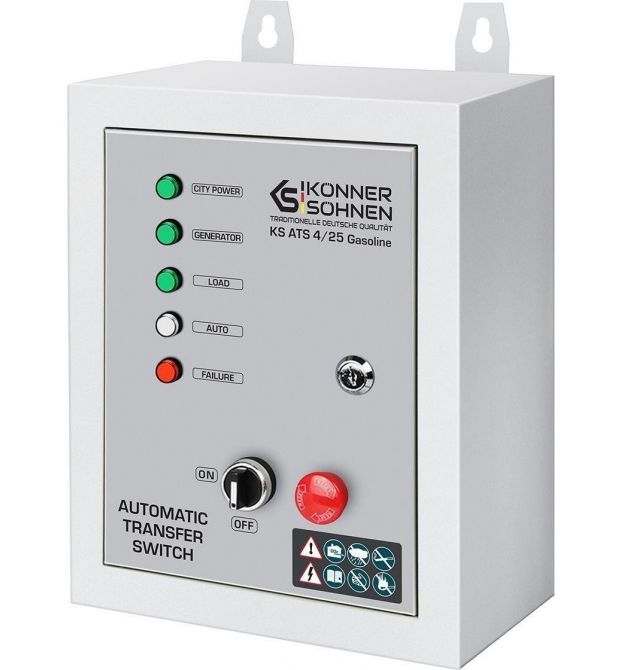 Könner & Söhnen Блок автоматичного введення резерву (АВР) Konner&Sohnen KS ATS 4/25 Gasolin