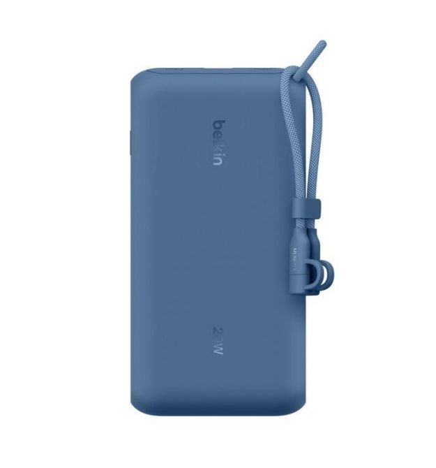 Belkin Аккумулятор портативный литий-ионный Power Bank Belkin 20000мА·ч, 20Вт, с дисплеем, синий