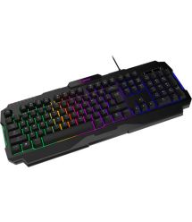 MSI Клавиатура мембранная MSI FORGE GK100 104key, USB-A, EN/UKR/RU, ColorLED, чорний