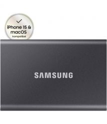Samsung Портативный SSD 1TB USB 3.2 Gen 2 T7 Type-C Серый