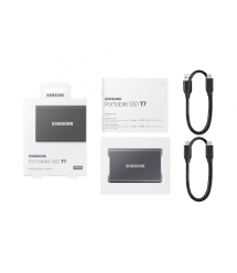 Samsung Портативный SSD 1TB USB 3.2 Gen 2 T7 Type-C Серый