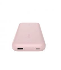 Belkin Акумулятор портативний літій-іонний Power Bank Belkin 20000мА·год, 20Вт, з інтегрованим кабелем USB-C, рожевий