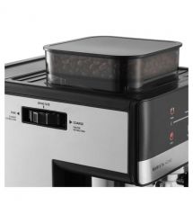 Sencor Кавоварка Sencor ріжкова 1.8л, зерно+мелена, вдубована кавомолка, дисплей, нерж. сталь-чорний