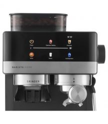 Sencor Кавоварка Sencor ріжкова 1.8л, зерно+мелена, вдубована кавомолка, дисплей, нерж. сталь-чорний