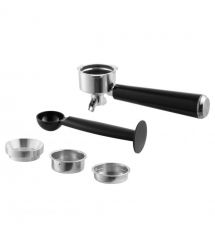 Sencor Кавоварка Sencor ріжкова 1.8л, зерно+мелена, вдубована кавомолка, дисплей, нерж. сталь-чорний