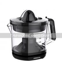 ARDESTO Соковитискач Ardesto цитрус-прес 40Вт, чаша-1л, пластик, чорний