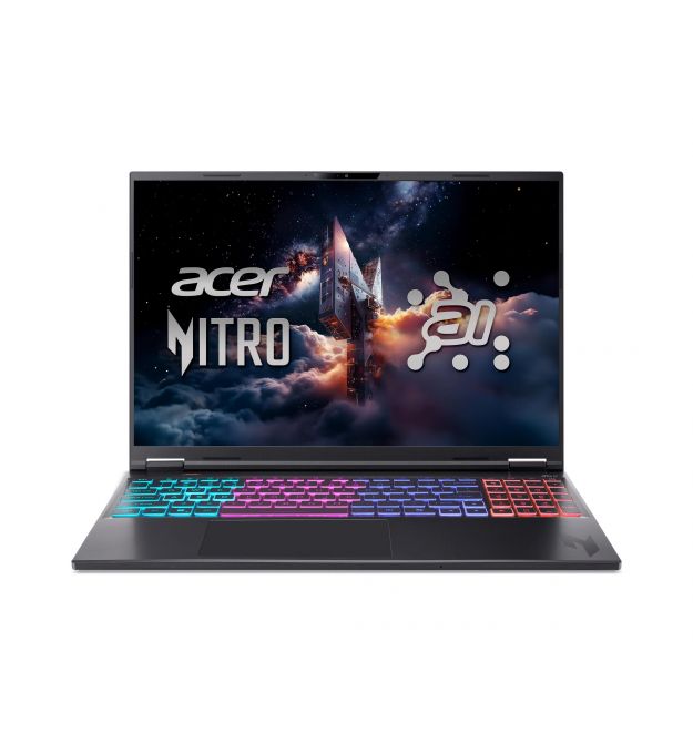 Acer Notebook Nitro 16S AN16S-61 16" WQXGA IPS, AMD R9-365, 32GB, F2TB, NVD5070-8, Lin, black