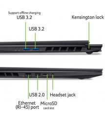 Acer Notebook Nitro 18 AN18-61 18" WQXGA IPS, AMD R7-350, 32GB, F2TB, NVD5070-8, Lin, black