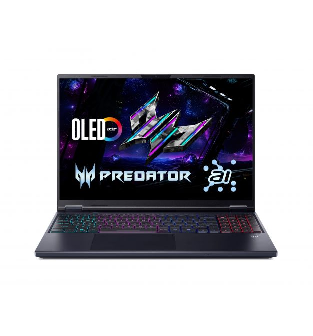 Acer Ноутбук Acer Predator Helios Neo 16 PHN16-73 16" WQXGA IPS, Intel U9-275HX, 32GB, F1TB, NVD5060-8, Lin, чорний