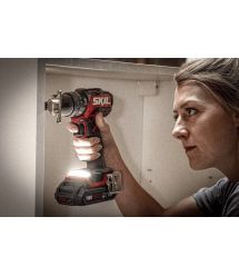 Skil Шуруповерт-дрель ударная аккумуляторная 3075 CA Compact 20В 1х2.5А·час 60Нм 500·1800об·мин 0.9кг