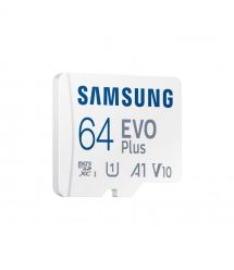 Samsung Карта памяти microSDXC 64GB C10 UHS-I R130MB/s Evo Plus + SD