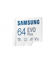 Samsung Карта памяти microSDXC 64GB C10 UHS-I R130MB/s Evo Plus + SD