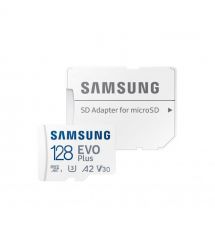Samsung Карта памяти microSD 128GB C10 UHS-I R130MB/s Evo Plus + SD