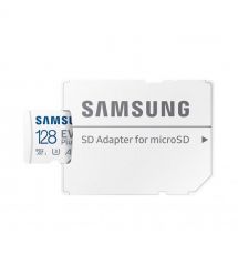 Samsung Карта памяти microSD 128GB C10 UHS-I R130MB/s Evo Plus + SD