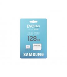 Samsung Карта памяти microSD 128GB C10 UHS-I R130MB/s Evo Plus + SD