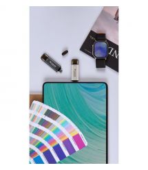 Transcend Портативный SSD Transcend 1TB USB 3.1 Gen 2 Type-A + Type-C ESD310 Черный