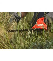 Skil Ножницы для травы аккумуляторные 0630 CA 20В акб 1х2.5А·ч + насадка кусторез 20см шаг реза 8мм 1кг