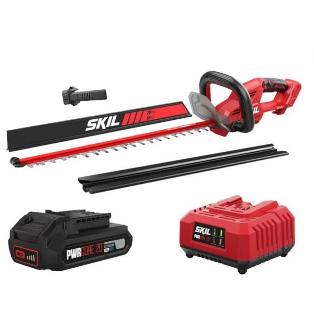 Skil 0440 CA беспроводной бесщеточный кусторез 20 В аккумулятор 1x2,5 А·ч 55 см ход резания 20 мм 2,15 кг