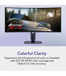 Dell Монитор 34" AW3425DW 2xHDMI, DP, USB, QD-OLED, 3440x1440, 21:9, 240Hz, 0.03ms, DCI-P3 99.3%, CURVED, G-SYNC, FreeSyn