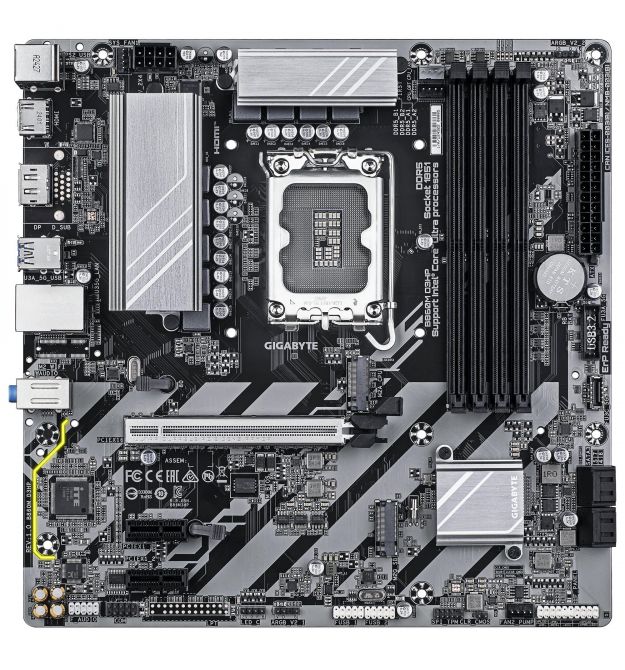 Gigabyte Материнская плата B860M D3HP sAM5 B860 4xDDR5 M.2 HDMI DP mATX