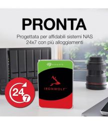Seagate Жесткий диск 2TB 3.5" 5400 256MB SATA IronWolf