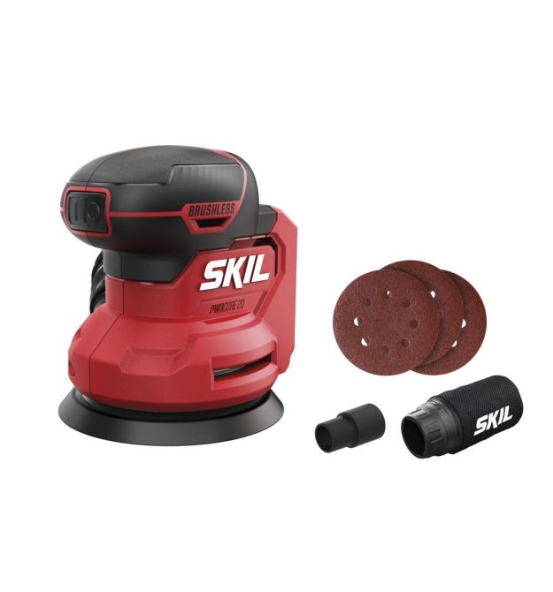 Skil Шлифмашина эксцентриковая аккумуляторная SKIL 3746 CA 20В бесщеточная 125 мм 11000-22000кол/мин 1.2кг без АКБ и ЗУ