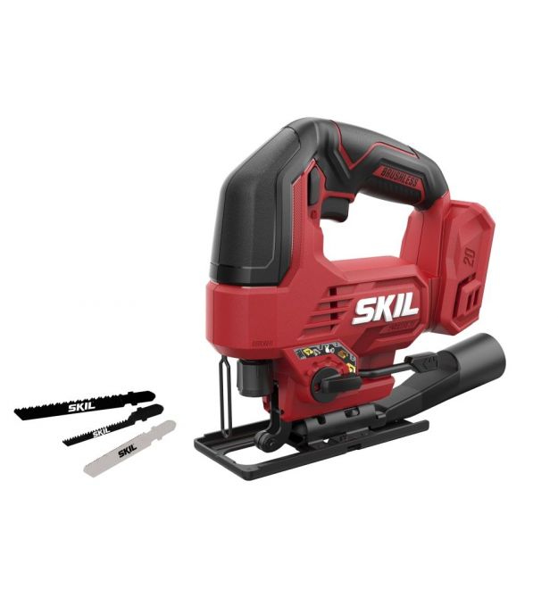 Skil Лобзик аккумуляторный 3421 CA 20В бесщеточный 2800об/мин ход 23мм 1.52кг без АКБ и ЗУ