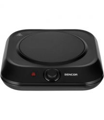 Sencor Плитка настольная электрическая, комф. - 1 на 1.2кВт, управл. - мех., Hi - Light, черный