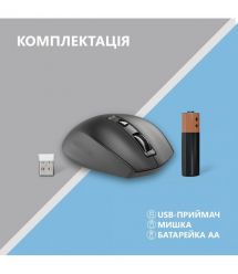 2E Мышь MF250 Silent WL Black