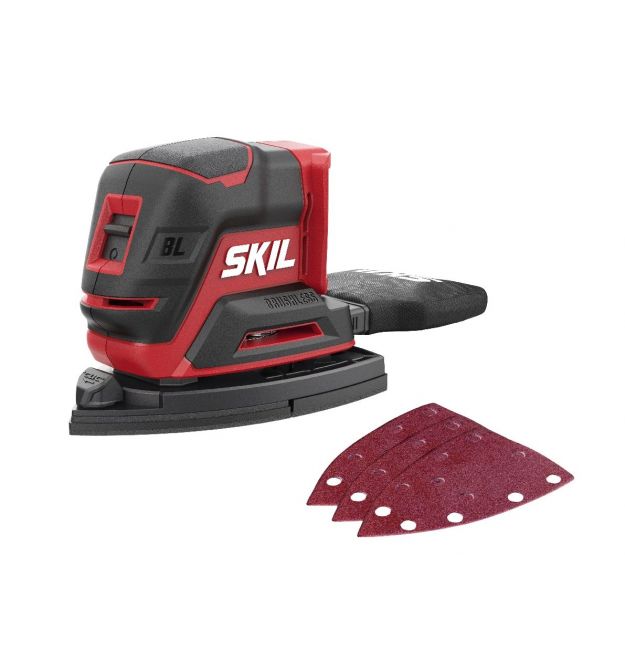 Skil Шлифмашина вибрационная аккумуляторная 3720 CC Compact 20В 151х102мм 21000кол·мин 0.7кг без АКБ и ЗП