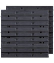 Kistenberg Панель подвесная с набором контейнеров для хранения KOR1, 2 панели 38.6*1.8*39см, 28 контейнеров, пластик