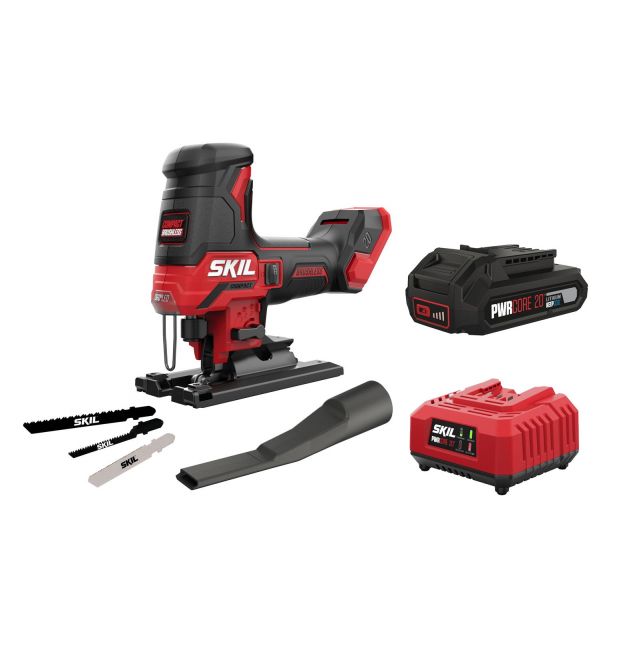 Skil Лобзик 3440 CA Compact аккумуляторный бесщеточный 20В 1х2.5А·час 3500об/мин ход 23мм 1.5кг