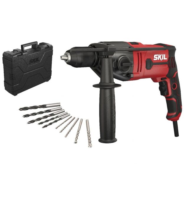 Skil Дрель ударная 6745 GA 1050Вт ШЗП 13мм 0-3200об/мин аксессуары кейс 2.6кг